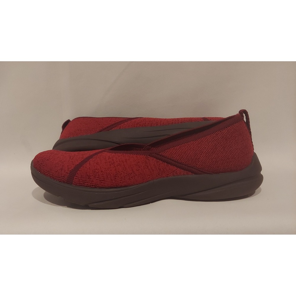 Bzees Womens Premium Maroon Legacy Washable Slip-Ons Comfort Shoes Size 8.5